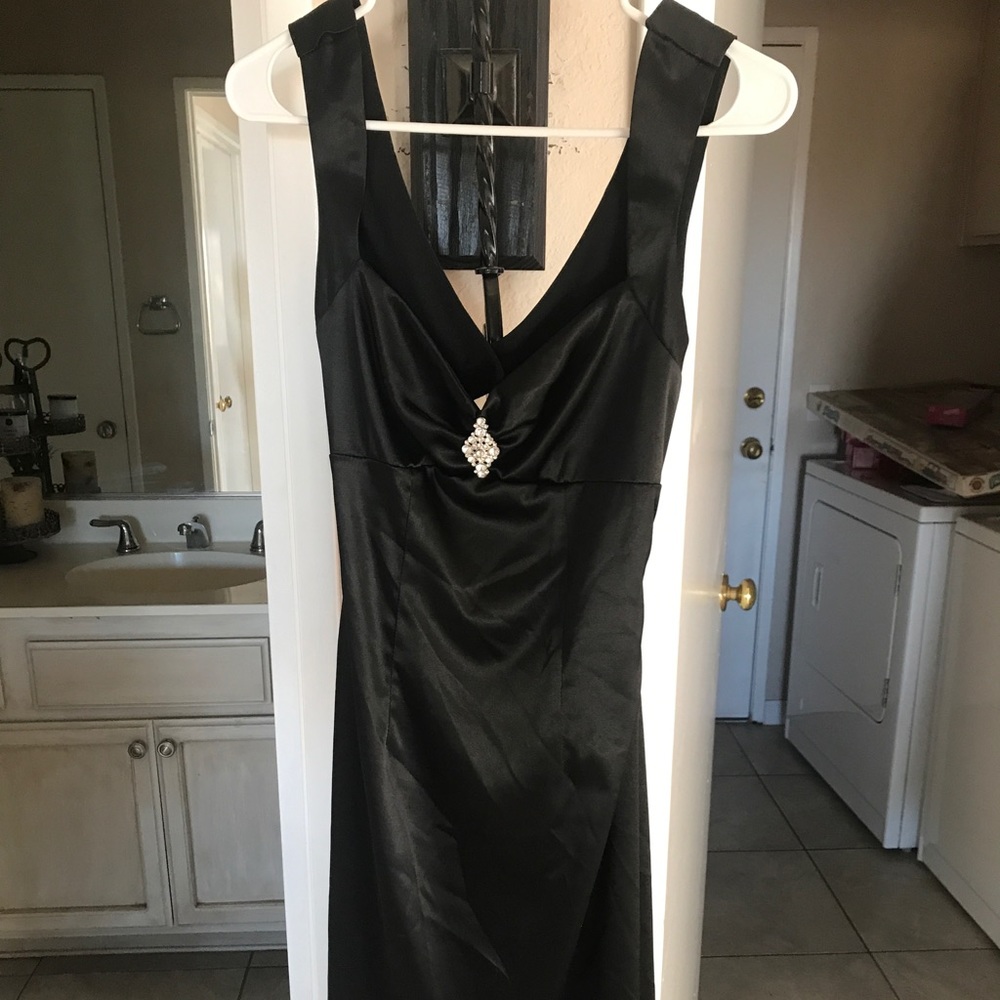 Black cocktail dress